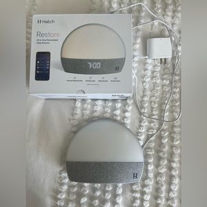 Hatch restore reading light, sound machine, and sunrise alarm clock